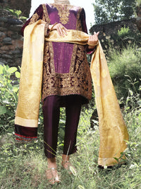 Purple 3 Piece Formal - AL-3PS-LS-295