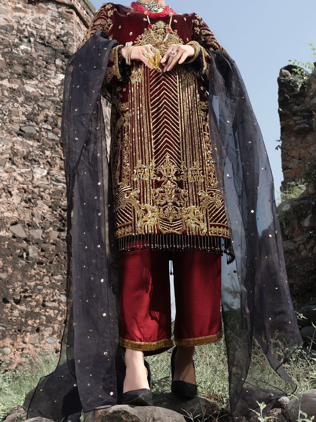 Red 3 Piece Formal - AL-3PS-LS-297