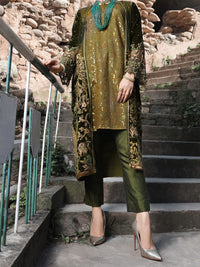 Green 2Pc Formal - AL-2PS-LS-298