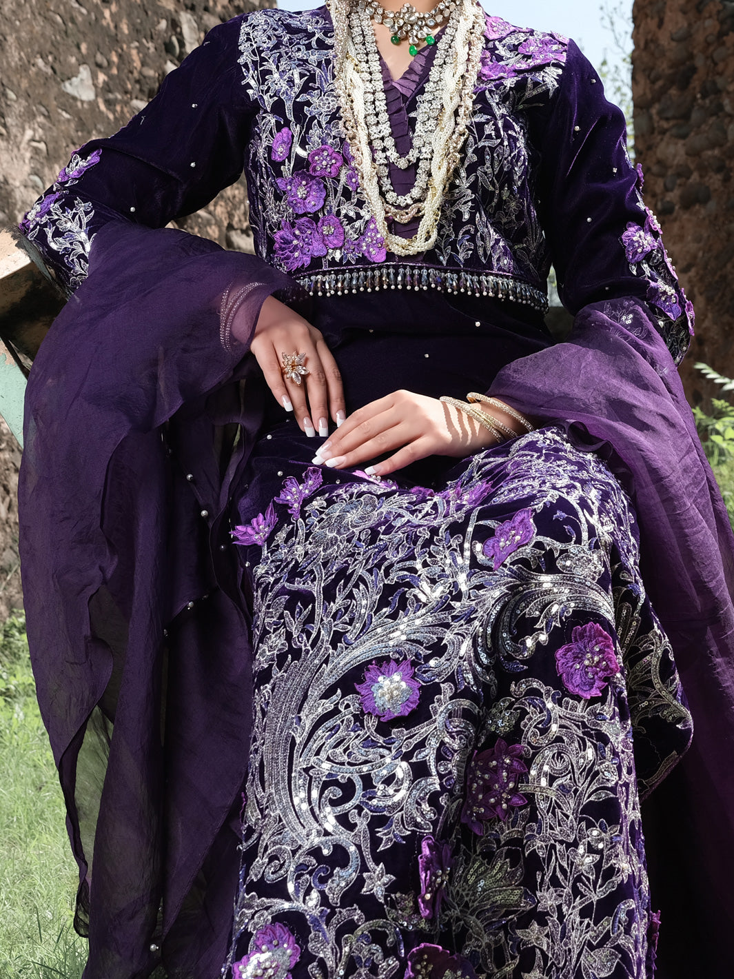 Purple 3 Piece Formal - AL-3PS-LS-300