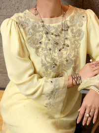 Lime Yellow 2Pc Formal Stitched - AL-2PS-LS-336