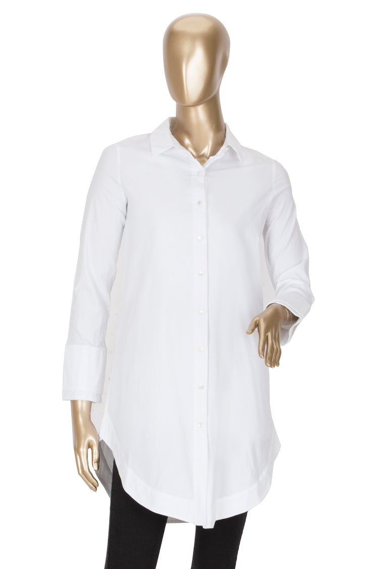 White Women Top - LSK-2003B - Almirah Online