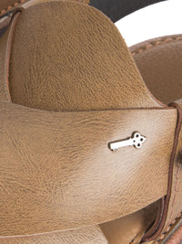 Brown Peshawari Chappal - MFW-HC-054