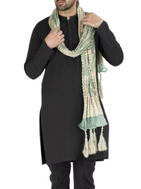Light Blue Stole For Men - AL-MST-022