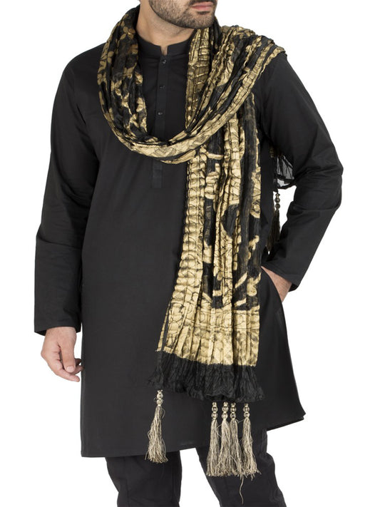 Black Stole For Men - AL-MST-023