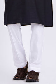 White Cotton Men Trouser - AL-MTR-008