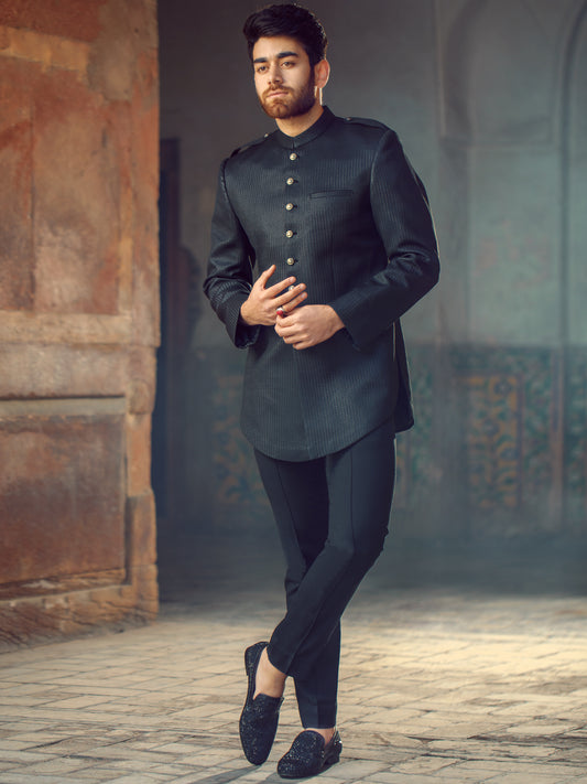 Black Prince Coat - AL-PCS-009