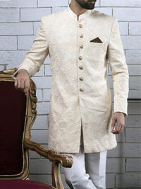 Off White Sherwani - AL-SW-087