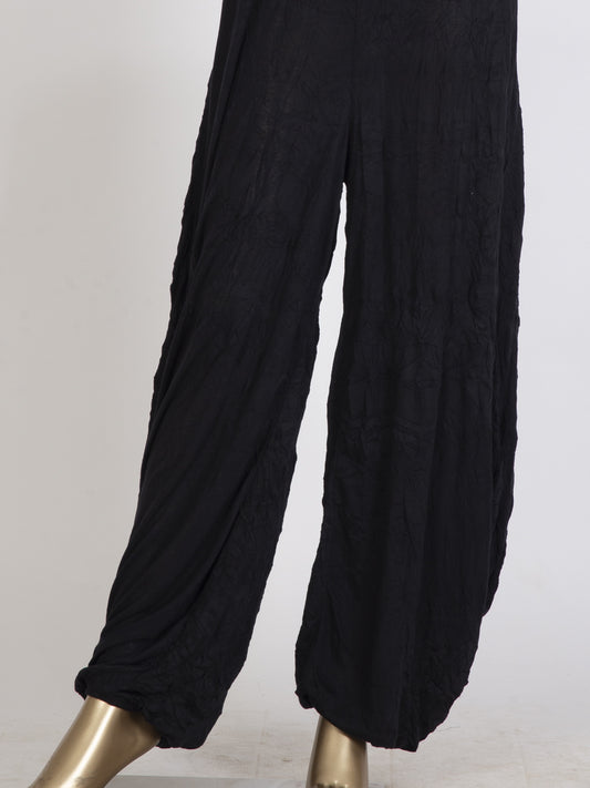 Black Women Trouser - AL-T-2005A - Almirah Online
