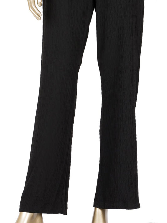 Black Women Trouser - AL-T-2007H - Almirah Online