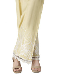 Beige Women Trouser - AL-T-334