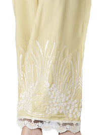 Beige Women Trouser - AL-T-334