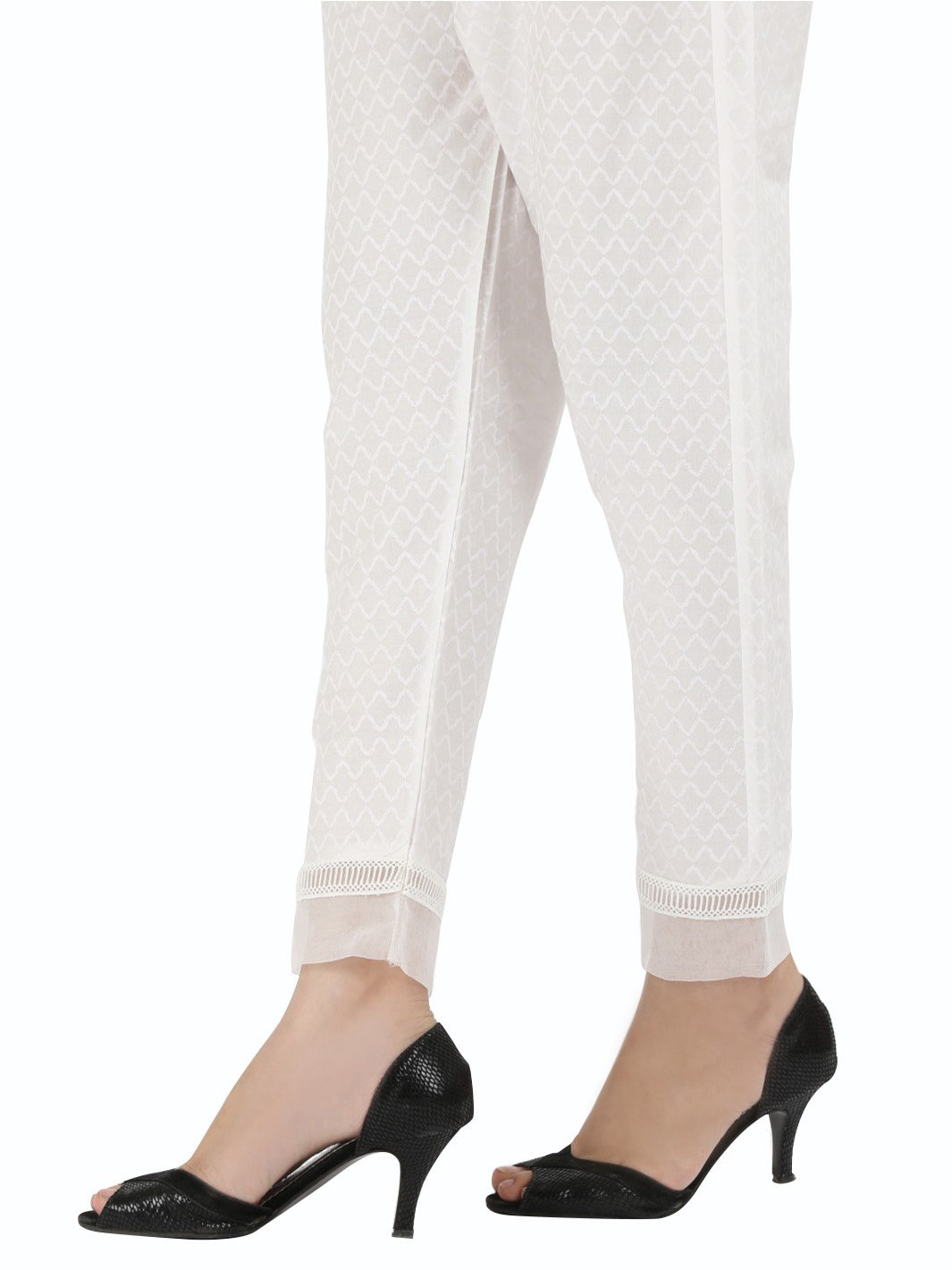 White Women Trouser - AL-T-394A