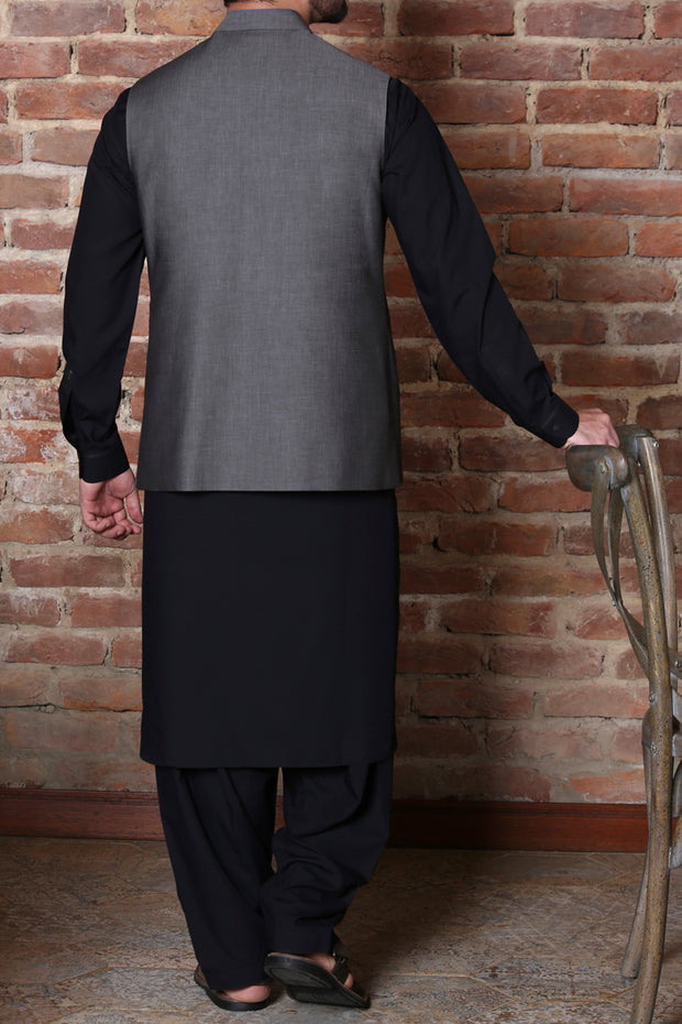 Green Cotton Kameez Shalwar - AL-KS-2414