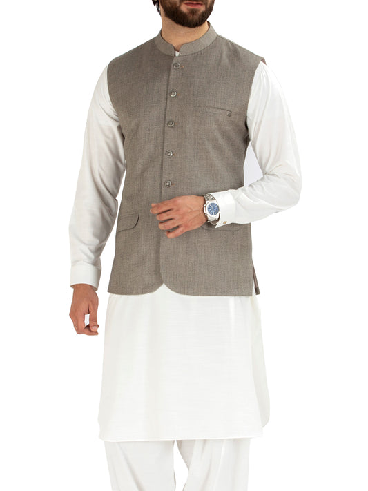 Grey Blended Waistcoat - AL-WC-284