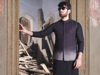 Black Cotton Waistcoat - AL-WC-309