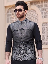 Grey Blended Waistcoat - AL-WC-348