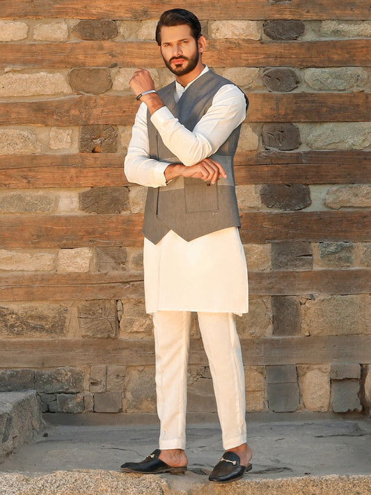 Grey Waistcoat - AL-WC-426