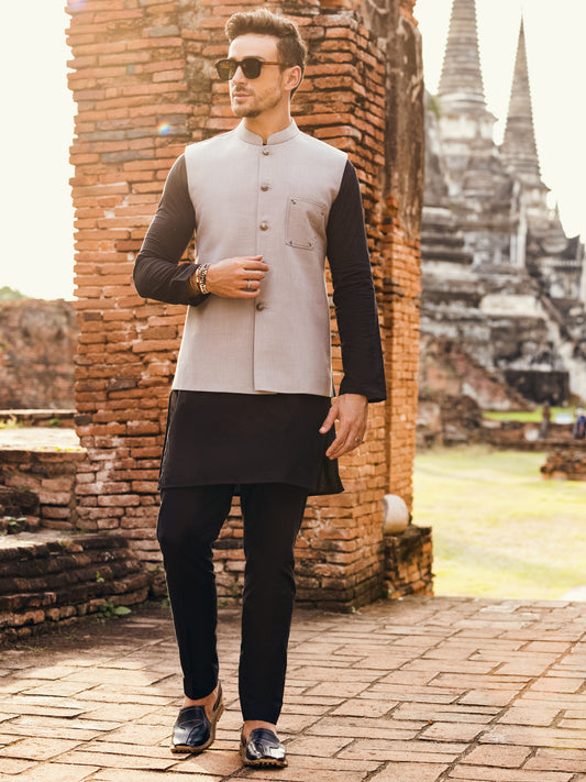 Grey Blended Waistcoat - AL-WC-480