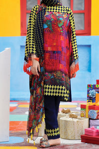 Red 3 Piece Stitched - ALDP-063