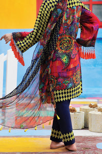 Red 3 Piece Stitched - ALDP-063