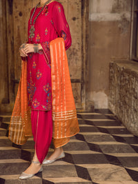 Pink Khaddi 3Pc Stitched - ALP-3PS-1281