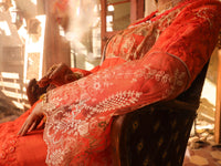 Orange Mesuri 3 Piece Stitched - ALP-3PS-1292