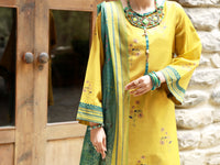 Lime Green Lawn 3Pc Unstitched - ALP-3PS-1379