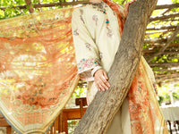 Beige Lawn 3Pc Stitched - ALP-3PS-1380