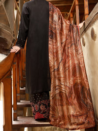 Black 3Pc Stitched - ALP-3PS-1404
