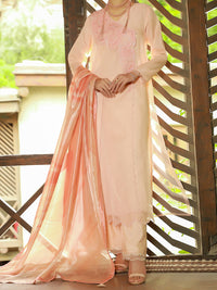 Peach 3Pc Unstitched - ALP-3PS-1408