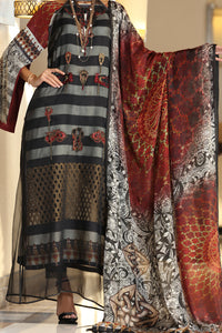 Charcoal 3Pc Stitched - ALP-3PS-485