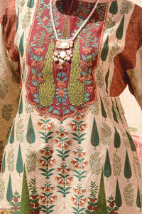 Lawn Ivory 3 Piece Stitched - ALP-515