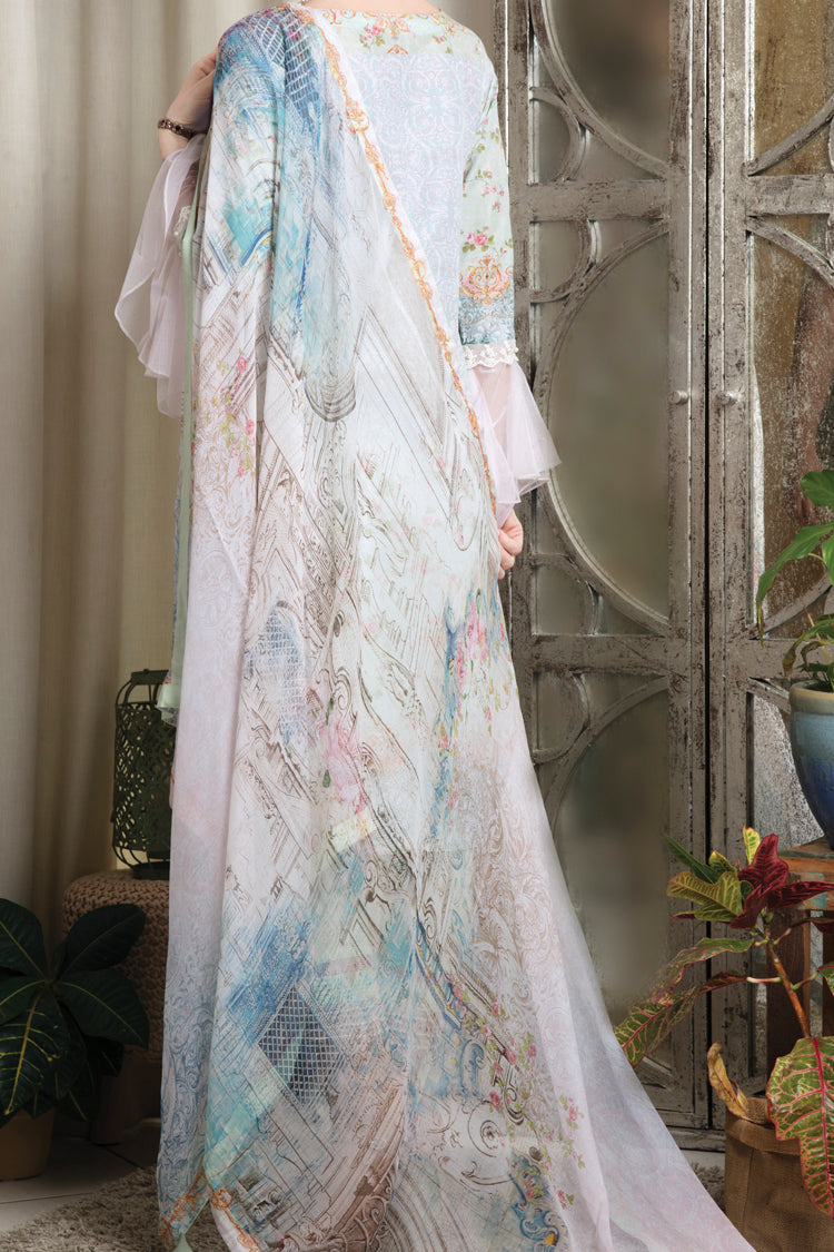 Aqua 3Pc Stitched - ALP-3PS-556