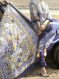 Blue 2 Piece Unstitched - ALP-588