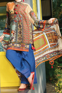 Mustard Lawn 3 Piece Unstitched - ALP-610