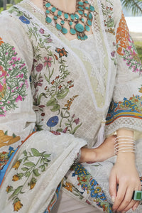 White Lawn 3 Piece Stitched - ALP-622