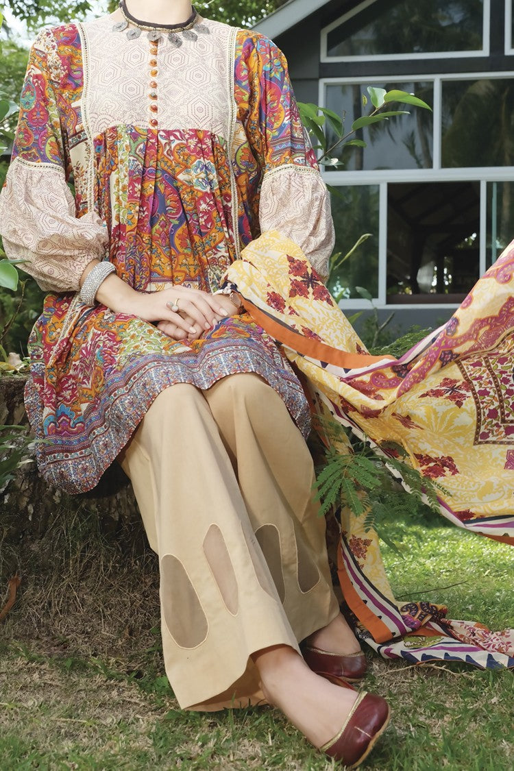 Multicolor Lawn 3 Piece Stitched - ALP-624