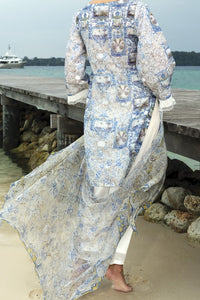 Sky Blue Lawn 3 Piece Stitched - ALP-637