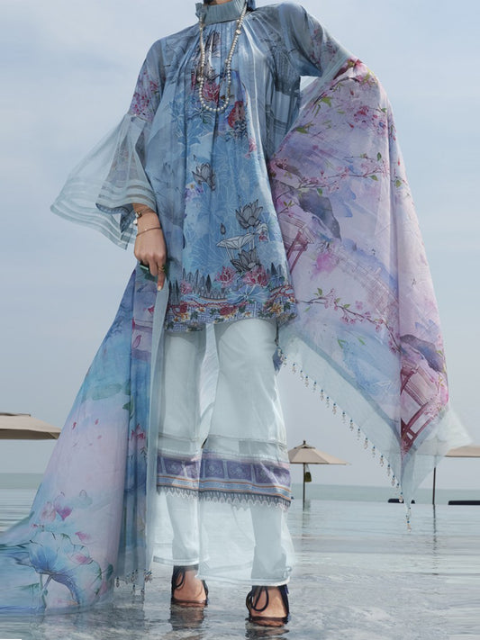 Pink Lawn 2 Piece Unstitched - ALP-653