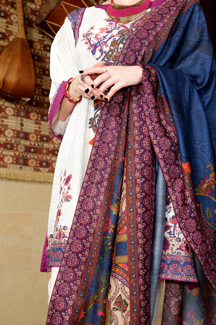 Magenta Lawn 3Pc Stitched - ALP-673