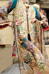 Beige Lawn 3Pc Stitched - ALP-676