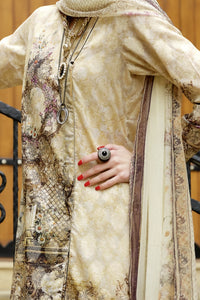 Natural Lawn 3Pc Stitched - ALP-680