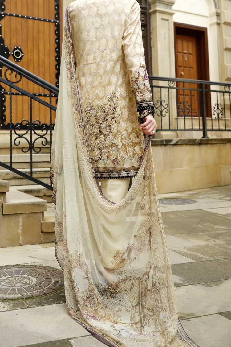 Natural Lawn 3Pc Stitched - ALP-680