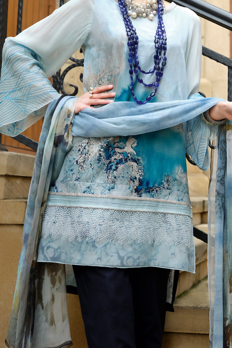 Aqua Lawn 3 Piece Unstitched - ALP-683