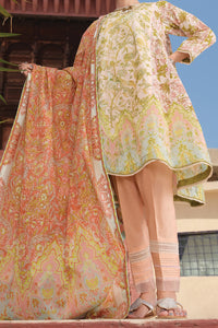 Ivory Lawn 3Pc Stitched - ALP-727