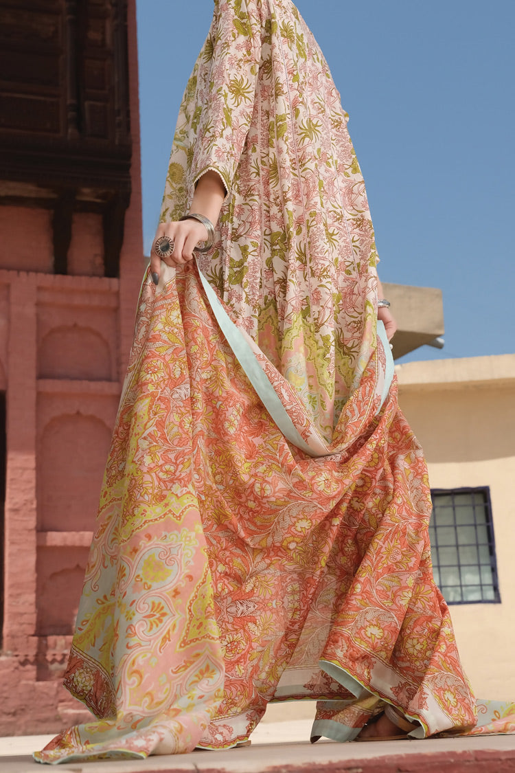Ivory Lawn 3Pc Stitched - ALP-727