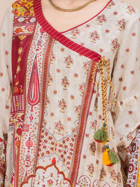 Beige Lawn 3Pc Stitched - ALP-3PS-780