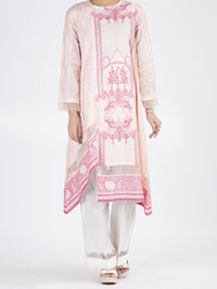 Pink Lawn 2Pc Unstitched - ALP-2PS-858