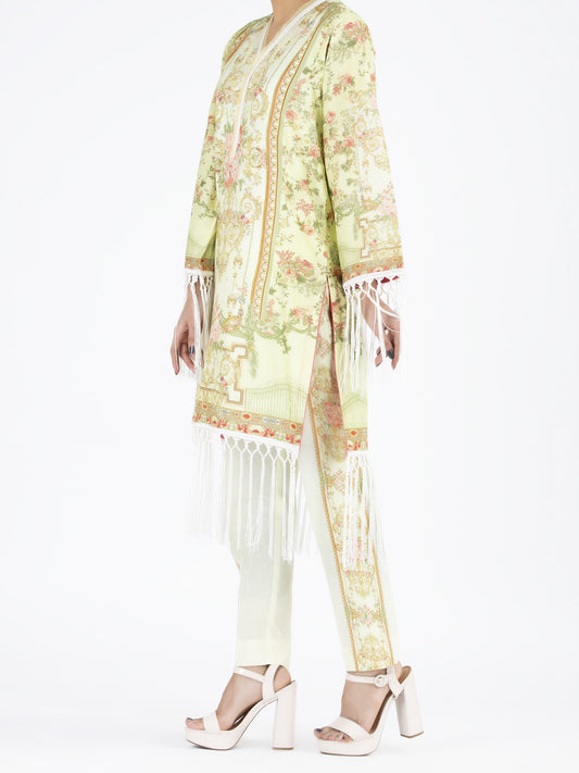 Green Lawn 2 Piece Unstitched - ALP-2PS-872